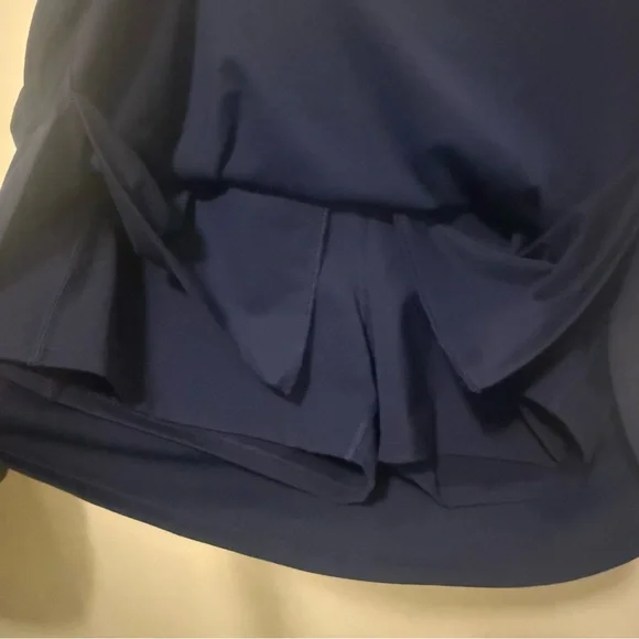 Athleta Women's 16" Fairway Golf Skort Skirt Navy Blue Tennis Athleisure XL - Picture 6 of 7